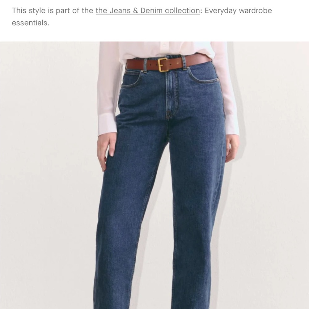 NWT Everlane The Curvy Way-High Hourglass Jeans sz 35 Plus